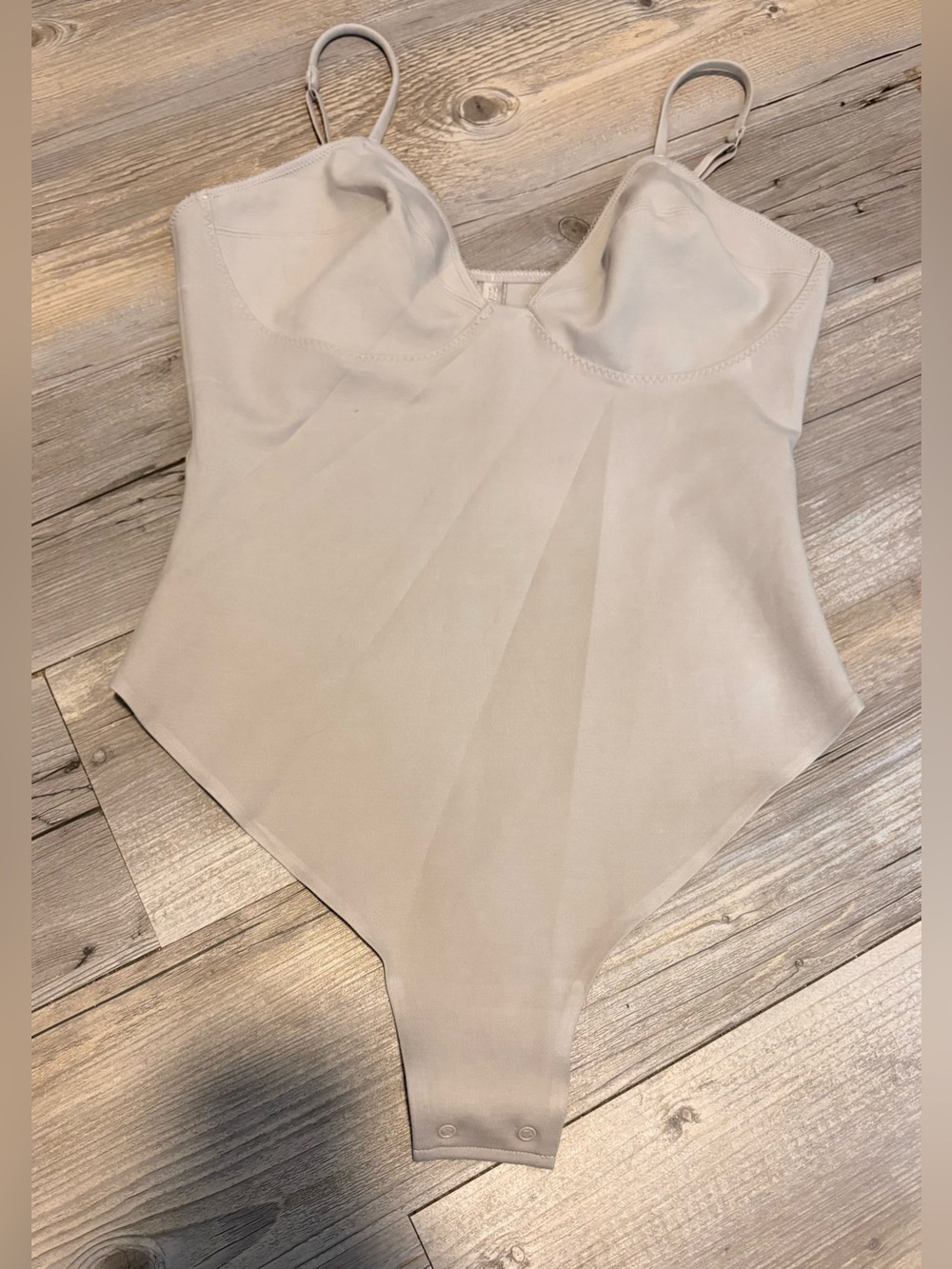 SKIMS Kim Kardashian cotton shapewear thing bodysuit large new with tags